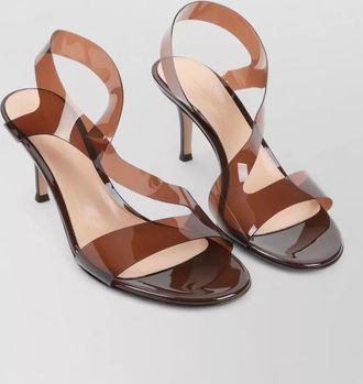 Gianvito Rossi metropolis pvc sandals open toe slingback
