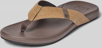 Reef Zehentrenner mit Label-Details Modell CUSHION PHANTOM 2.0 in Mittelbraun, Gr&ouml;&szlig;e 44