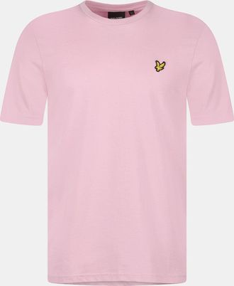 Lyle & Scott Heren T-shirt katoen met logo (Lichtroze)