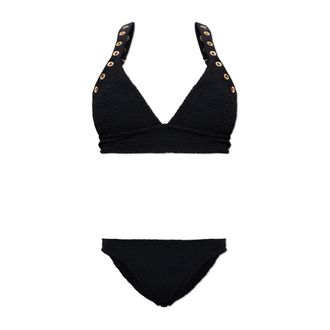 Hunza G Dames, Badkleding, Zwart, Maat: ONE Size Polyamide