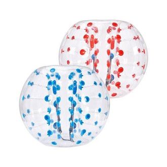 OEM Aufblasbarer Bump Ball Bumper Sto&szlig;ball 2 Stk. 1,2 M X 1,03 M, Menschlicher Kollisionsball, Pvc-k&ouml;rperblasen-bounce-ball F&uuml;r Outdoor-aktivit&auml;ten, Rote 
