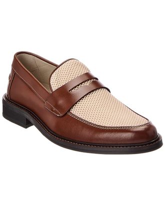 Bruno Magli Alex Leather & Mesh Loafer