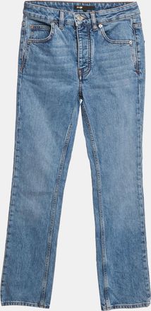 Maje Blue Denim Straight Leg Jeans S Waist