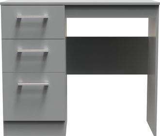 Welcome Furniture Denver Ready Assembled Dressing Table - Grey - Welcome Furniture | TJ Hughes