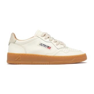 Autry Medalist Sneakers - Heren - Sneakers - Beige - 40 EU - Katoen - Schoenen