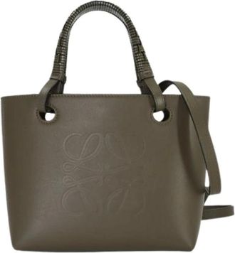Loewe Pre-owned Mini Bags, female, Green, Size: ONE SIZE Pre-owned Mini Tote Bag