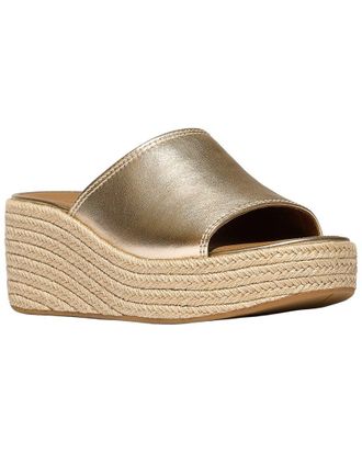 FitFlop FitFlop Platfform Espadrille Leather Wedge Slide