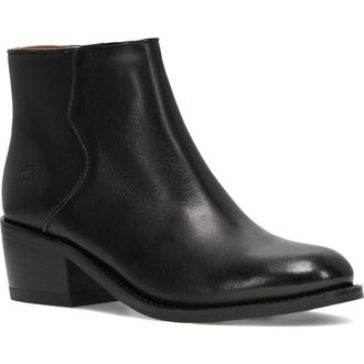 Frye Carson 2 Piping Bootie in Black at Nordstrom, Size 8