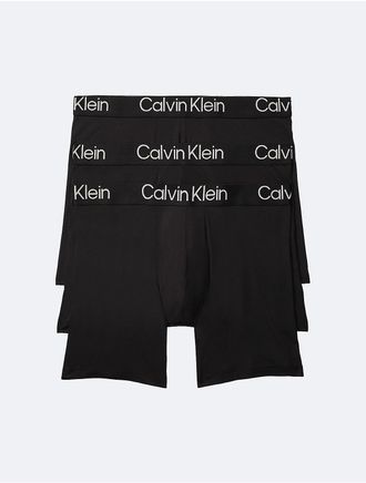 Calvin Klein Mens Ultra Soft Modern 3-Pack Boxer Brief - Multi - XL