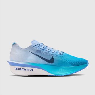 Nike Womens Zoomx Vaporfly Next Shoe In White/midnight Navy-Hydrogen Blue