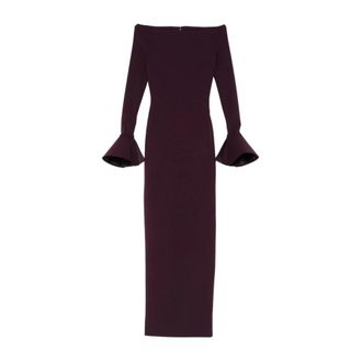 Solace London Dames, Jurken, Paars, Maat: 2XS Poliester