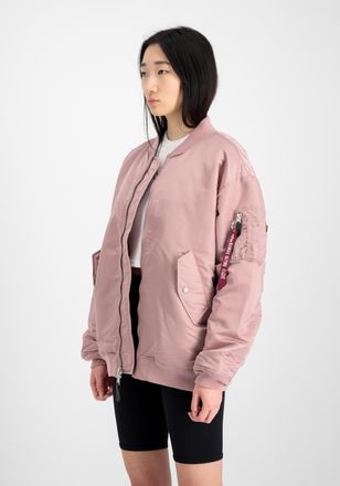 Alpha Industries Bomberjacke ALPHA INDUSTRIES MA-1 Core W, Damen, Gr. XS/S, rosa (silber pink), Obermaterial: 100% Nylon; Futter: 100% Nylon; F&uuml;llung: 100% Polyester, 