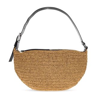 AllSaints Shoulder Bags, female, Beige, Size: ONE SIZE Luna Paper Shoulder Bag