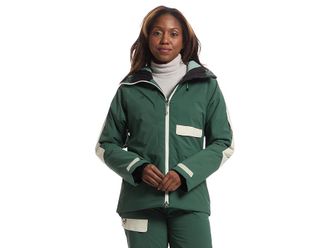 Obermeyer Skyward Jacket Womens Coat Ivory Green : 12, Polyester