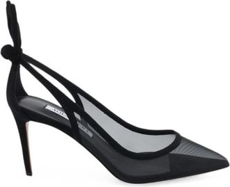Aquazzura Bow Tie Pump - Dames - Pumps - Zwart - 39 EU - Su&egrave;de - Schoenen