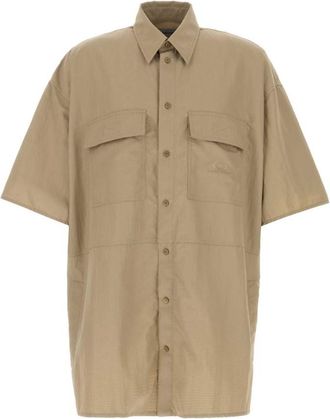 Balenciaga Beige Short Sleeves Shirt