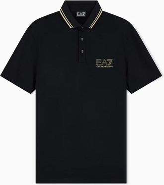 Emporio Armani Polo Premium Label - - Tops - Uomo - Nero - M