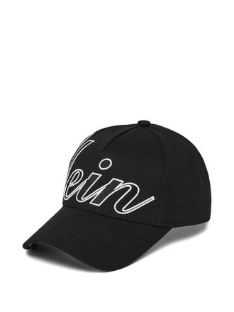 Philipp Plein logo cap - unisex - Cotton - One Size - Black