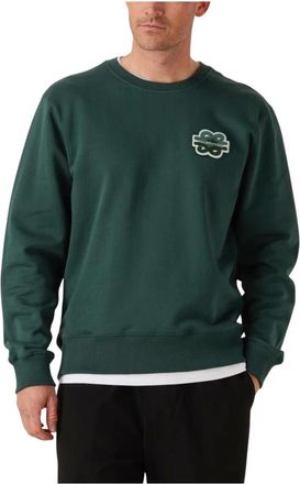 Filling Pieces Hoodies & sweatvesten, Heren, Groen, L, Groene Sweatshirt Exclusives Gowtu