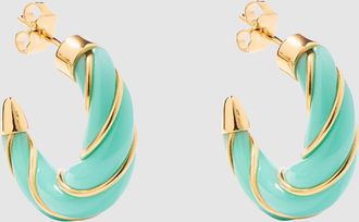 Aurélie Bidermann Boucles doreilles Diana Aqua