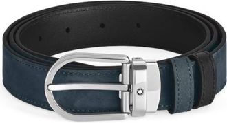 Montblanc Reversible Leather Horseshoe Belt