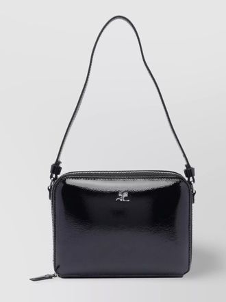 Courr&egrave;ges cloud leather shoulder bag