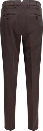 Brunello Cucinelli Mens Brown Cotton Casual Pants