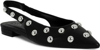 Shushop Arizona Slingback Flat in Black at Nordstrom, Size 8.5