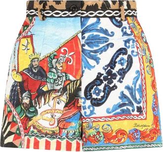 Dolce & Gabbana Majolica Patchwork Shorts Size S