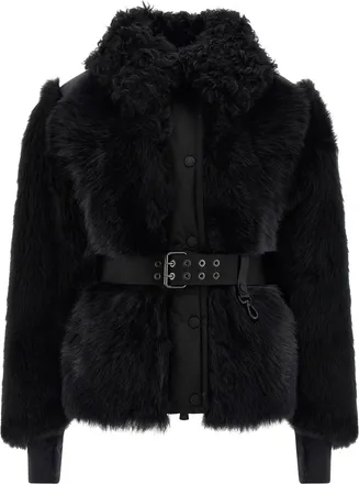 Moncler Valdivian Pellicce Nero-Donna