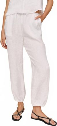Bella Dahl Femme Jogger Pants In White