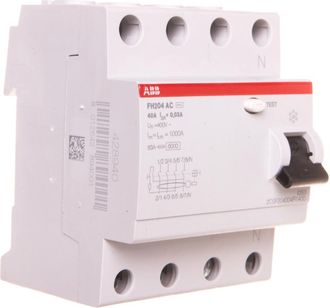 OEM Interruptor Diferencial De Ca De 4 Polos, 40 A, 30 Ma, Fh204 Ac-40/0.03 2csf204002r1400
