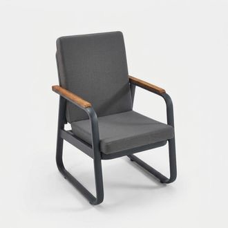 Emob Silla De Jard&iacute;n De Aluminio Con Reposabrazos Modelo Bella