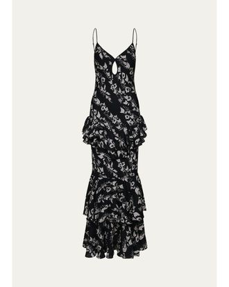 Johanna Ortiz Reinterpretation Silk Maxi Dress