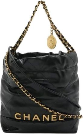 Chanel Pre-owned 22 Bolso Hombro Charol - Pre-owned - Mujer - Negro - ONE SIZE