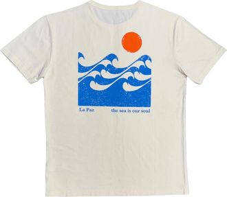 La Paz Frisse Golven Guerreiro T-Shirt - Heren - T-shirts - Veelkleurig - XL - Katoen - Tops