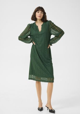 Kaffe Jersey jurk A-shape Dark Green
