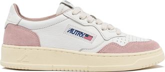 Autry Medalist Goat Leather & Suede Pink Sneakers