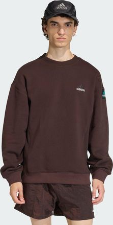 adidas Mens adidas adidas EQUIPMENT RIB CREWNECK SWEATSHIRT