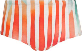 Lygia & Nanny striped swim trunks - men - Fabric - 38 - Orange