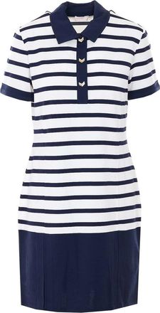 Liu Jo White And Blue Striped Dress
