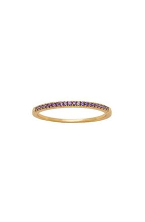Made by Mary Birthstone Stacking Ring in Gold February at Nordstrom, Size 10