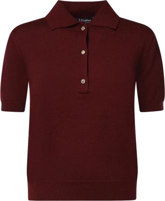 Max Mara Dames, Tops, Rood, Maat: L