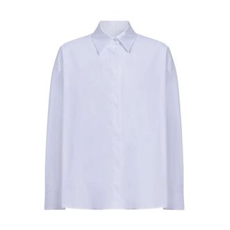 Dondup Shirts, female, White, Size: S Shirt With Silk