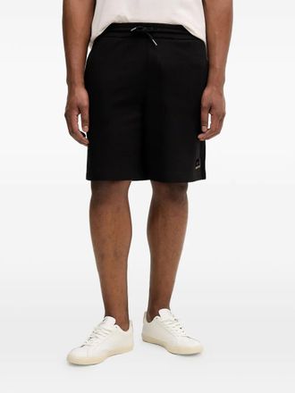 A|X Armani Exchange logo-print shorts - Black
