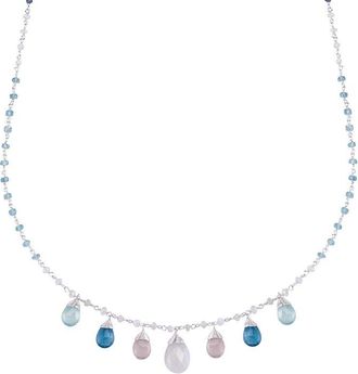Samuel B. Silver 8.50 Ct. Tw. Multi Stone Necklace
