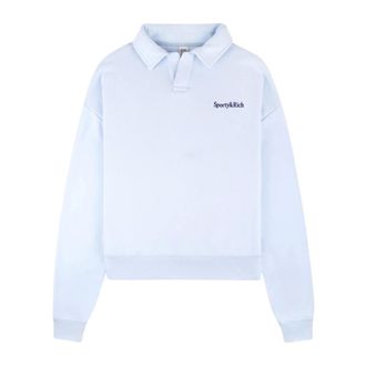 Sporty & Rich Dames, Tops, Blauw, Maat: M