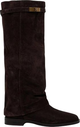 Nokwol Vespa Kniehoge Laars - Dames - Schoenen - Bruin - Maat: 36 EU Wol
