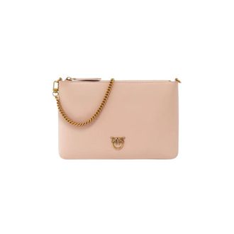 Pinko Pinko, Dames, Tassen, Roze, Maat: ONE Size Leer