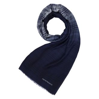 Armani Winter Scarves - Heren - Accessoires - Blauw - Maat: ONE Size
